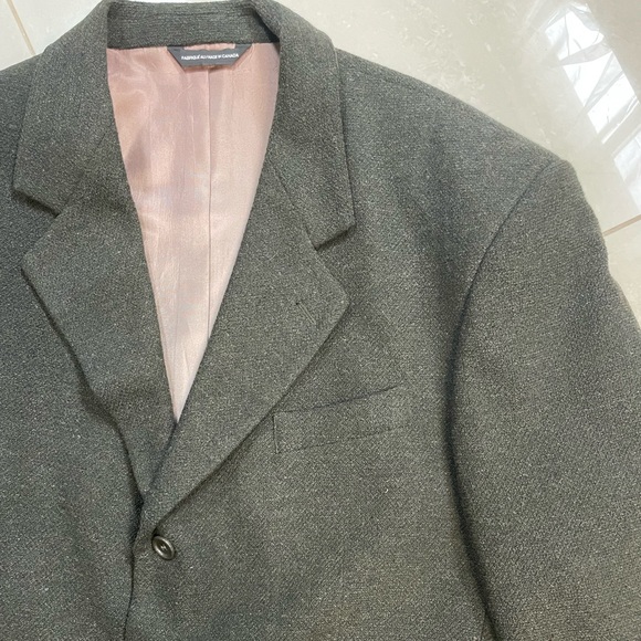 Vintage Wool Oversized Houndstooth Blazer - Picture 3 of 6